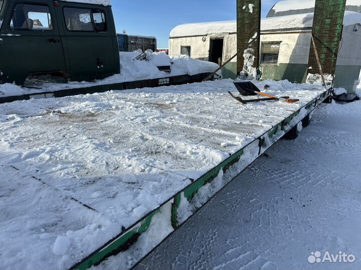 Полуприцеп трал (тяжеловоз) Тверьстроймаш 99390A, 2005