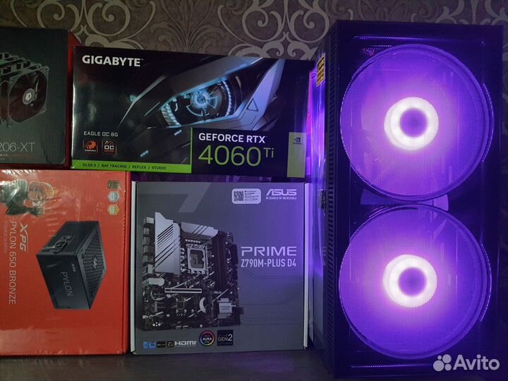 Мощный Пк RTX4070 12GB + Core i5 12600KF/Z790