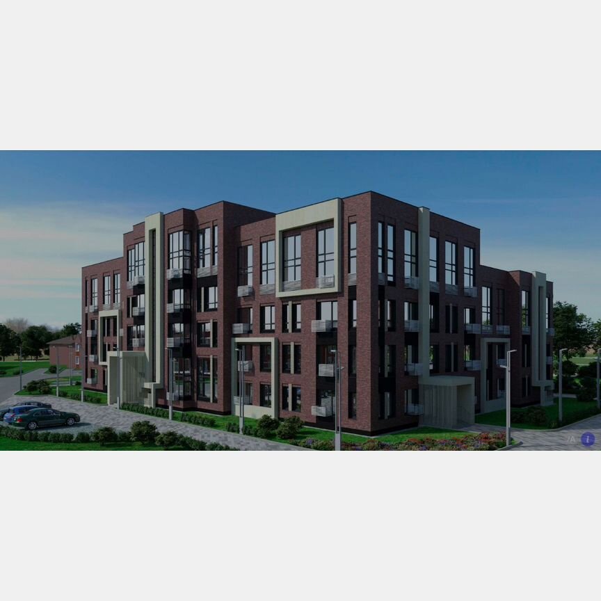 2-к. квартира, 35,4 м², 1/4 эт.