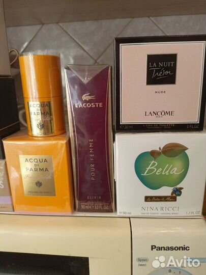 Lancome, Lacoste, Nina Ricci, Dolce Gabbbana