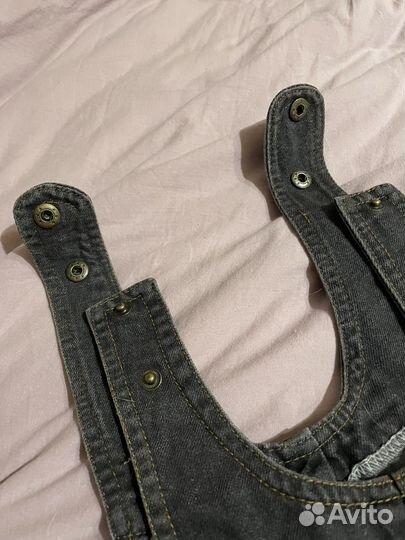 Детский комбинезон джинсовый унисекс