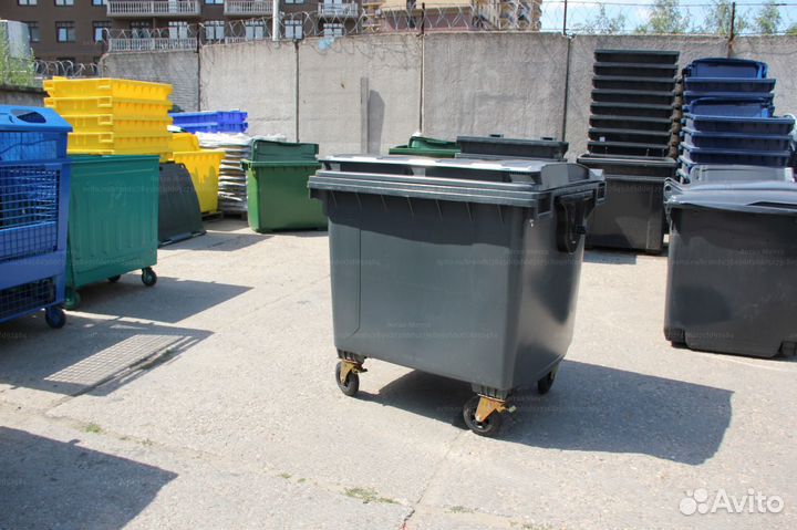 Мусорный Пластиковый Бак 1100л C2327