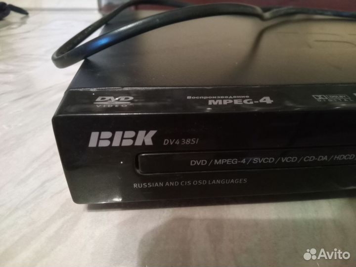 DVD плеер bbk с USB dv4 38si