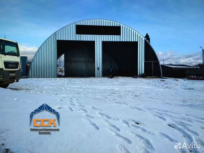 Строительство ангаров гаражей складов магазинов