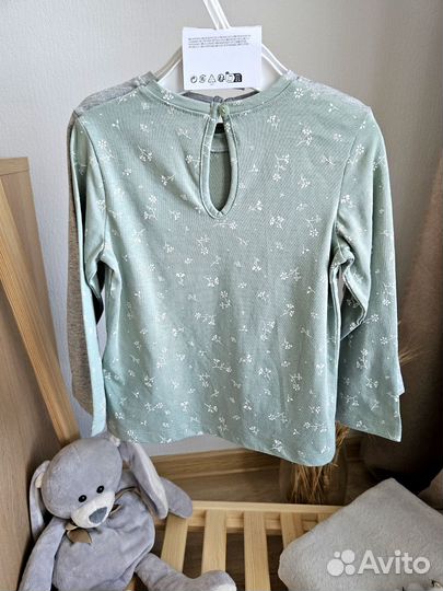 Лонгслив 3 шт для девочки h&m 86