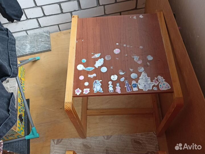 Детский стол и стул бу