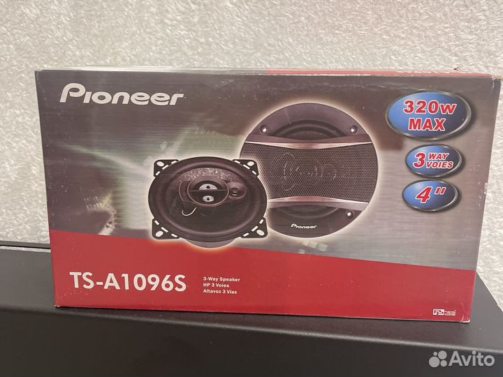 Pioneer колонки 10 см 320w
