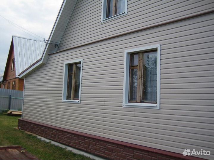 Обшивка домов сайдингом утепление под ключ