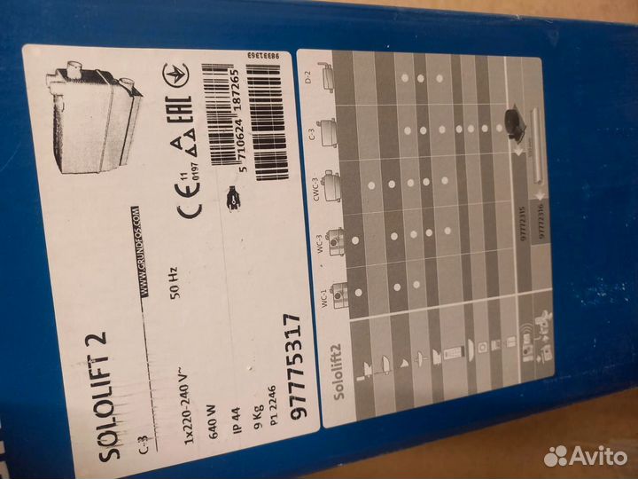 Канализационный насос Grundfos Sololift2 C-3