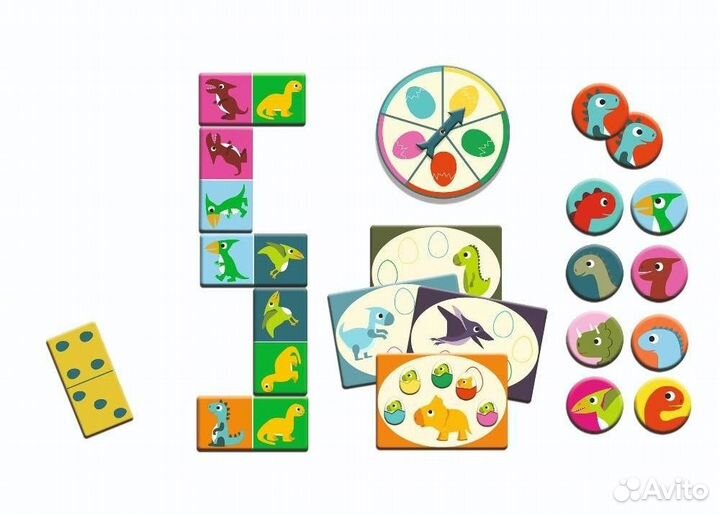 Развивающая игра Мемо Динозавры новая