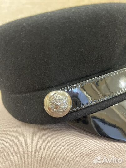 Трендовая фуражка натуральная шерсть