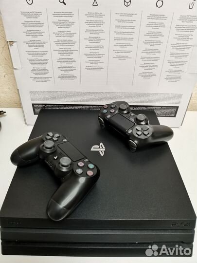 Sony Ps4 Pro 1tb 7208B 50+ игр +2 Джойстика