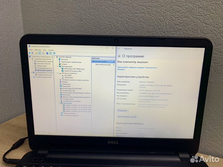 Игровой ноутбук Dell/ i-3/ssd/hdd/мощный и резвый