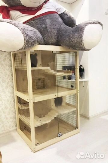 Клетки витрины для шиншилл дегу грызунов