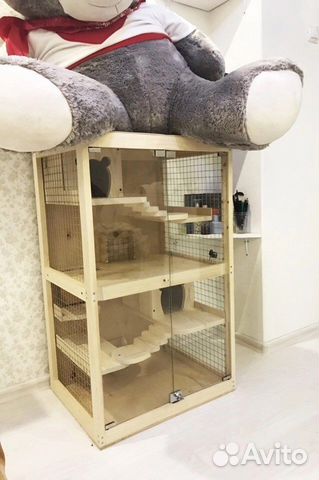 Клетки витрины для шиншилл дегу грызунов