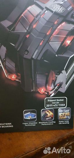 Кулер для процессора cooler master v8