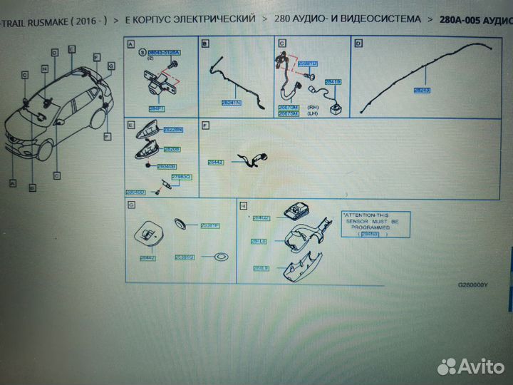 Крышка антенны Nissan Qashqai, X Trail