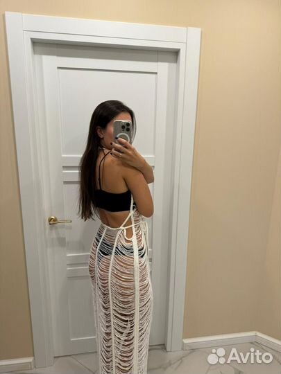 Платье туника пляжное