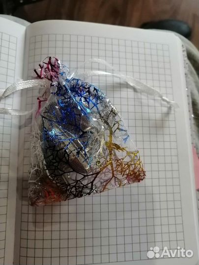 Комплект с султанитом в серебре