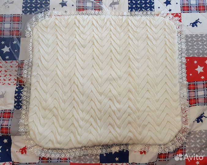 Одеяло для выписки бежевое