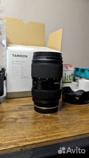 Объектив Tamron 28 75mm f 2.8 G2 на sony