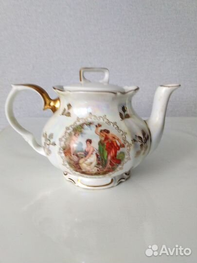 Чайник заварочный фарфоровый гдр