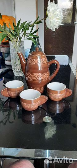 Набор глиняной, керамической посуды СССР