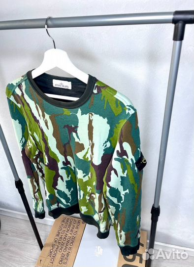 Свитшот Stone island Camo Sweatshirt Cotton