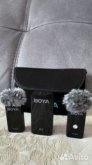 Микрофон беспроводной boya by-xm6-s2 mini