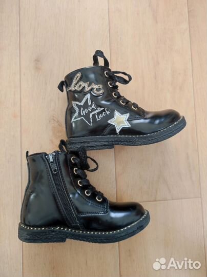 Ботинки демисезонные для девочки 24 р