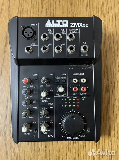 Микшерный пульт Alto ZMX52