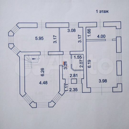 Коттедж 162 м² на участке 12 сот.