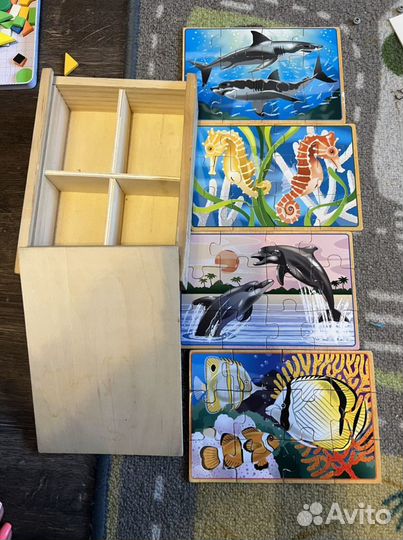 Пазлы деревянные