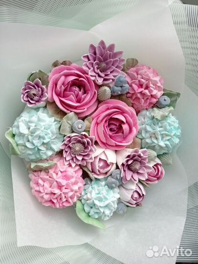 Съедобный букет из зефира