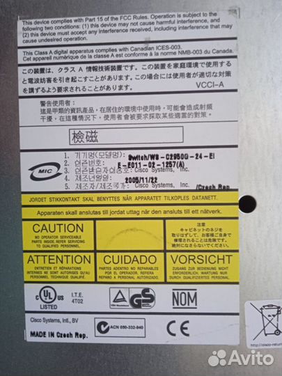 Коммутатор Cisco Catalyst 2950