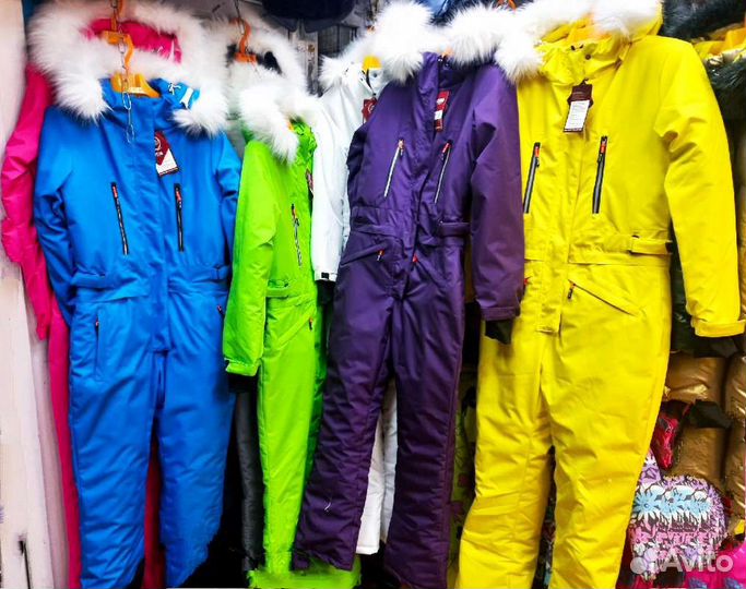 Зимний комбинезон женский