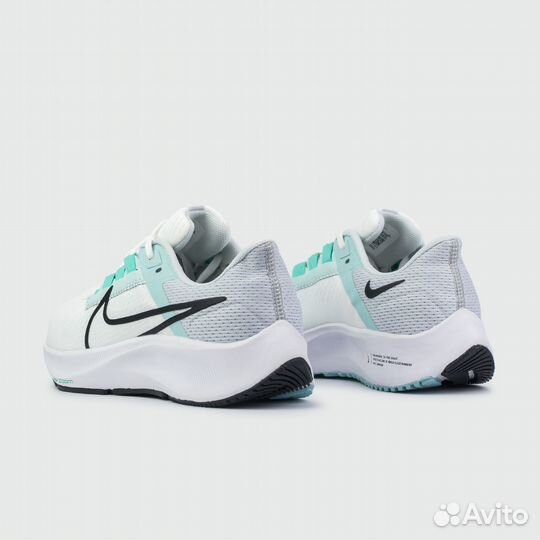 Кроссовки Nike Air Zoom Pegasus 38 White Aurora / Green (арт. 21167)