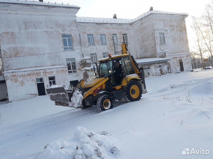 Услуги экскаватора погрузчика аренда, ямобур)