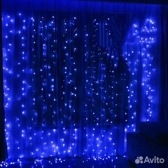 Гирлянды штора