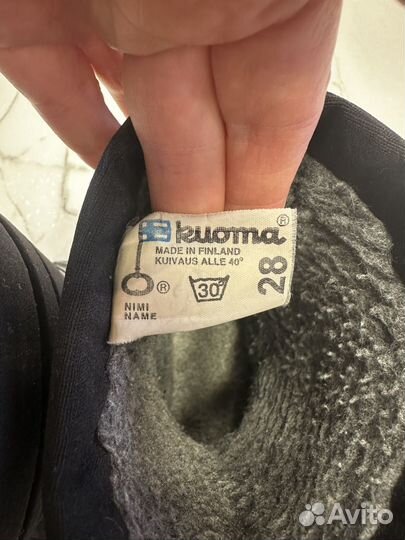 Сапоги зимние детские kuoma 28