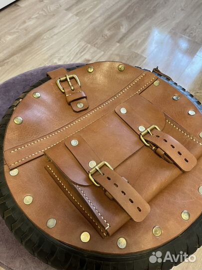 Кожаная сумка HandMade