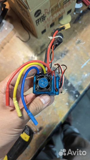 RC регулятор 120a ESC, бесколлекторный