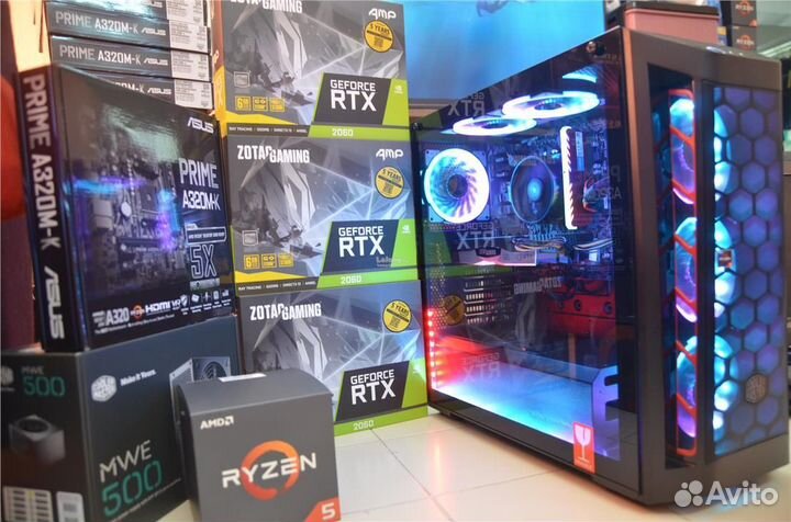 Игровой пк i7 RX 480 8(Gb) DDR4 16Gb 512Gb