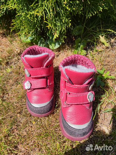 Демисезонные ботинки для девочки, Котофей, 22