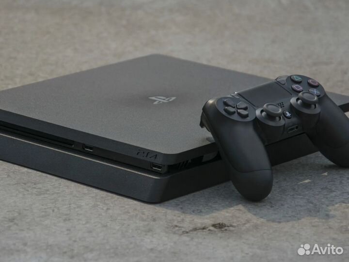 Sony PlayStation 4 slim PS4 1 Геймпад, 800 Игр в п