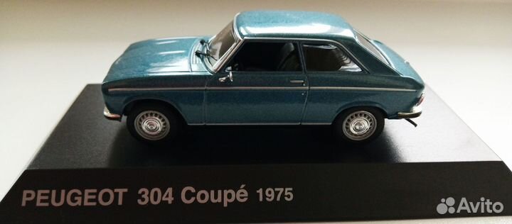 Модели машин 1:43 коллекционные Peugeot 104. 304
