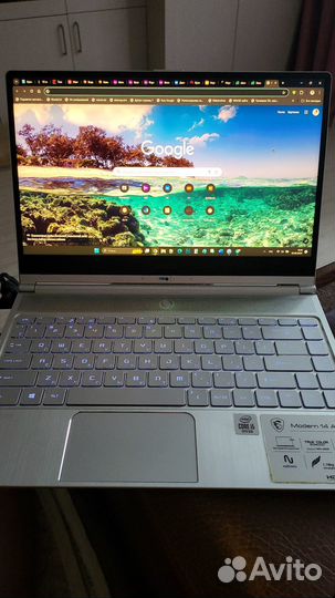 Ноутбук msi modern 14 A10M