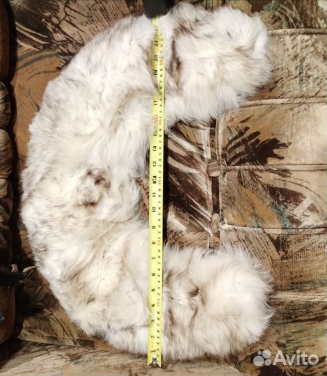 Меховой воротник песец