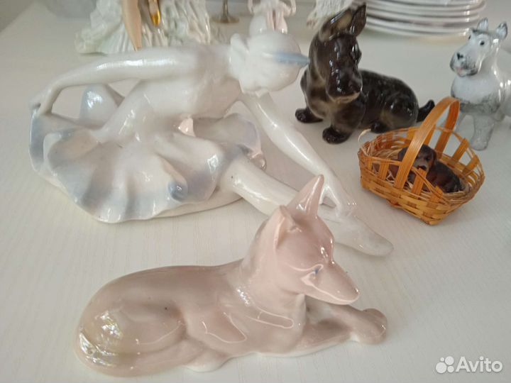 Фарфоровые статуэтки лфз СССР