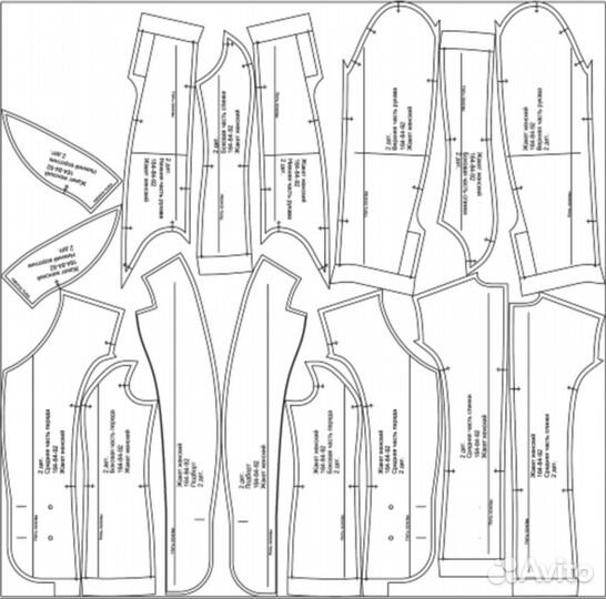Разработка лекал для производства одежды